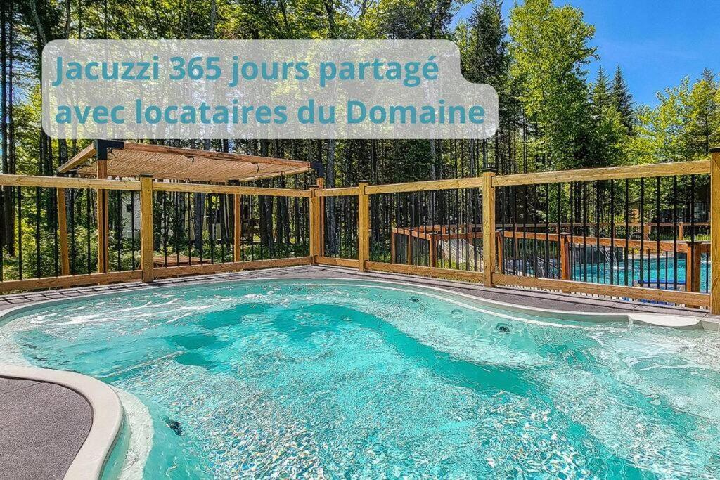 Nouveau - Chalet Moderne - Spa, Piscine & Sauna! Pont-Rouge Eksteriør bilde